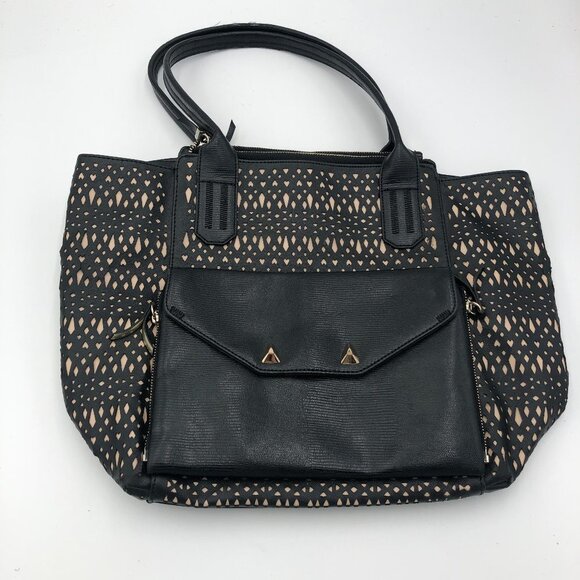 STELLA & DOT "Change It Up" The Shift Perf Eyelet Laser Cutout Tote Bag - Picture 2 of 12